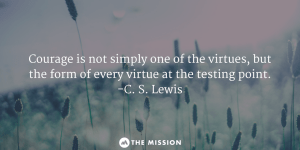 Courage virtue CS Lewis