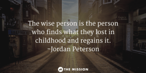 Jordan Peterson Lost in childhood